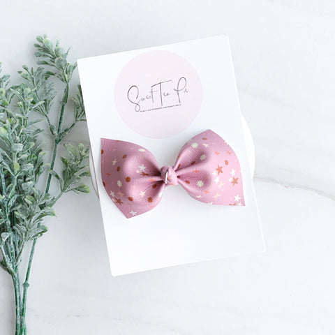 Summer Stars Knot Hair Bow