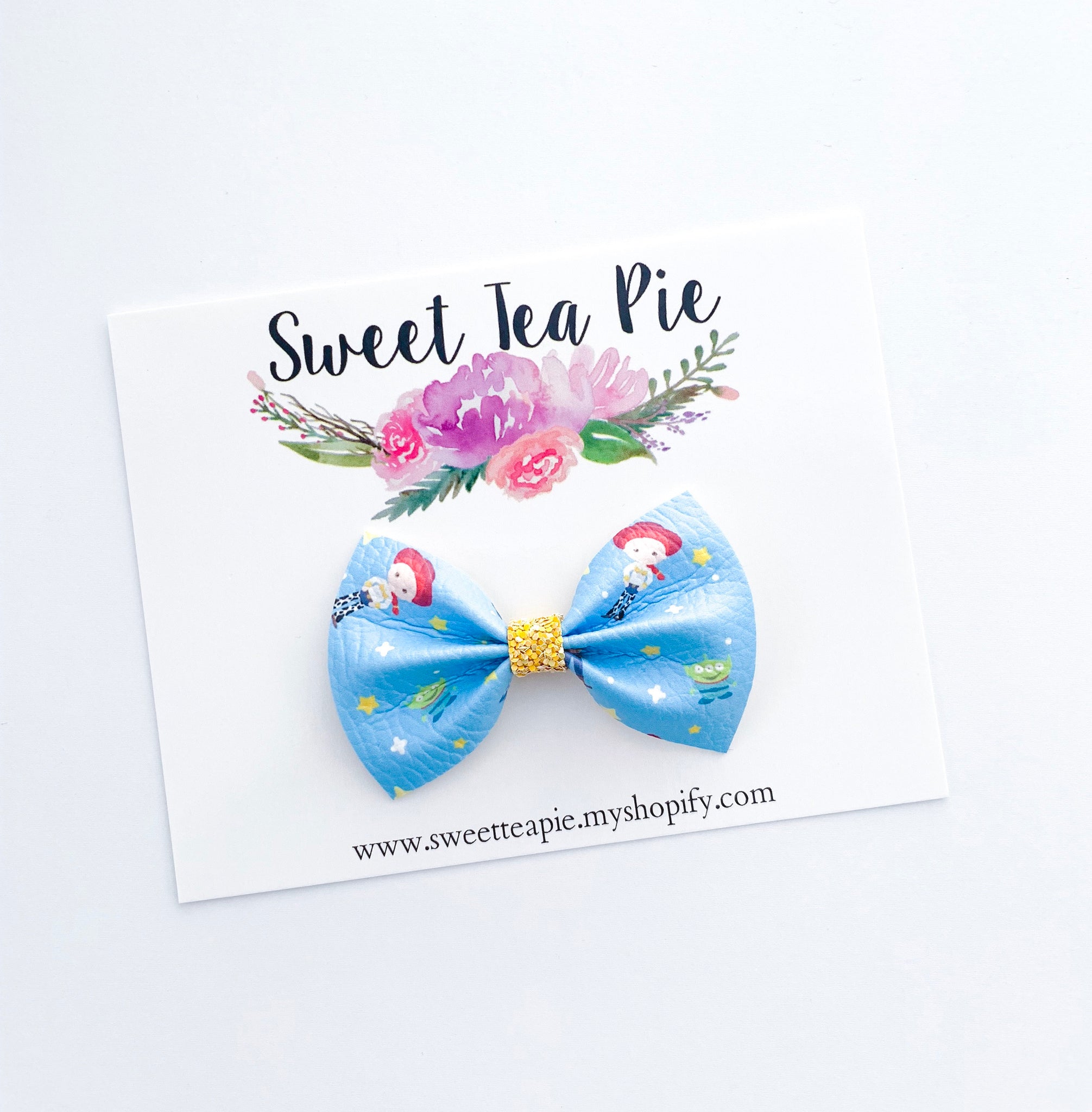Toy Story Faux Leather Hair Bow