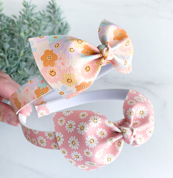 Pink Daisy Headband