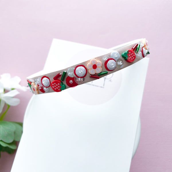 Strawberry Fields Sequin Glitter Headband